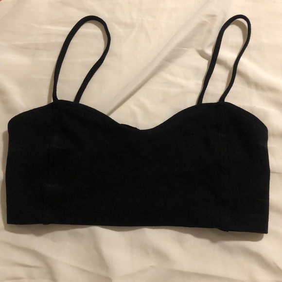 Brandy Melville Other - Black strappy bralette - Brandy Melville